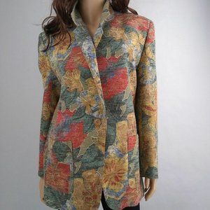 Patchington Women's Floral Print Blazer Size 10